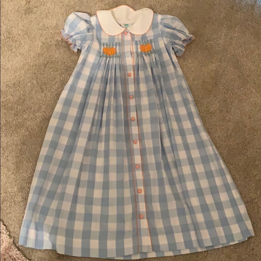 Shrimp & Grits pumpkin dress size 7